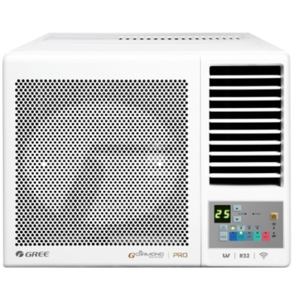 GREE 格力 GWH09PZ 1.0匹 R32 變頻冷暖 G-Panel 黑鑽 窗口式冷氣機 (附遙控) (包標準安裝)